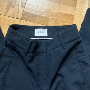 Wilfred Blue Trouser Pants Size 4 Aritzia